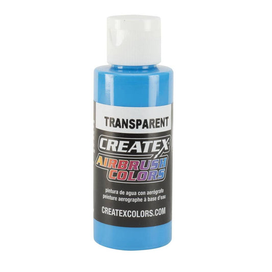 Peinture Createx transparente Caribbean blue 60ml