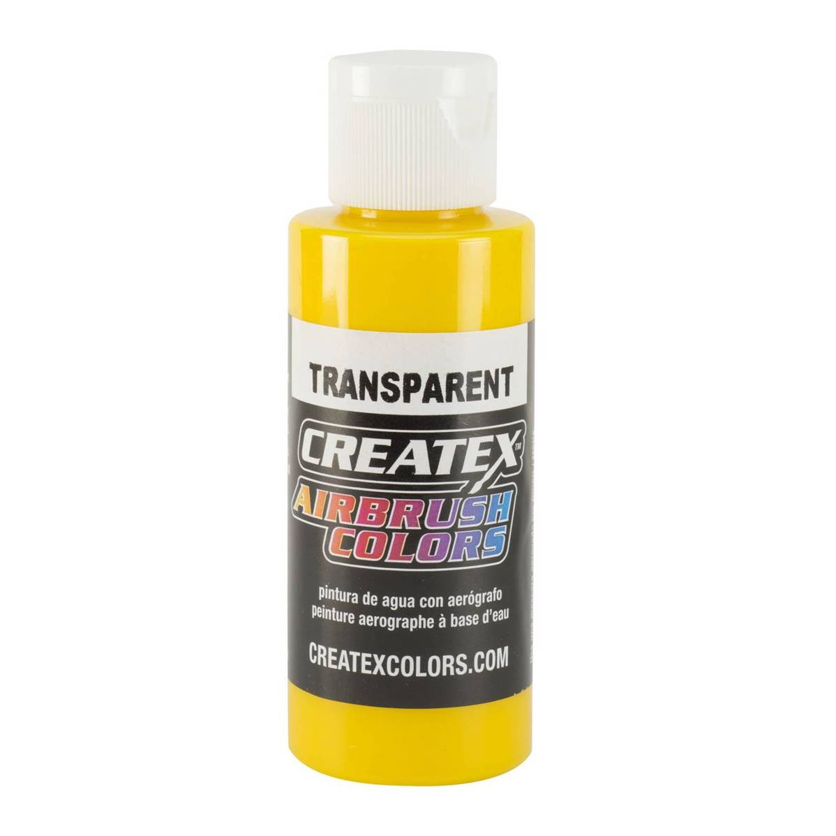 Peinture Createx transparente Brite yellow 60ml