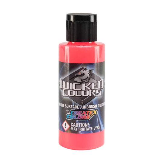 Peinture Createx Wicked Fluorescente Red 60 ml