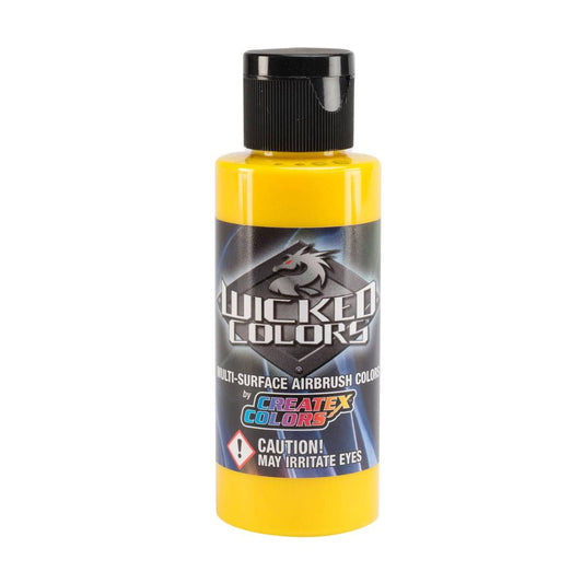 Peinture Createx Wicked detail jaune 60ml