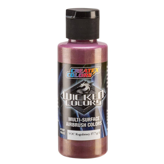 Peinture Createx Wicked Métallisée Metallic Rose 60 ml