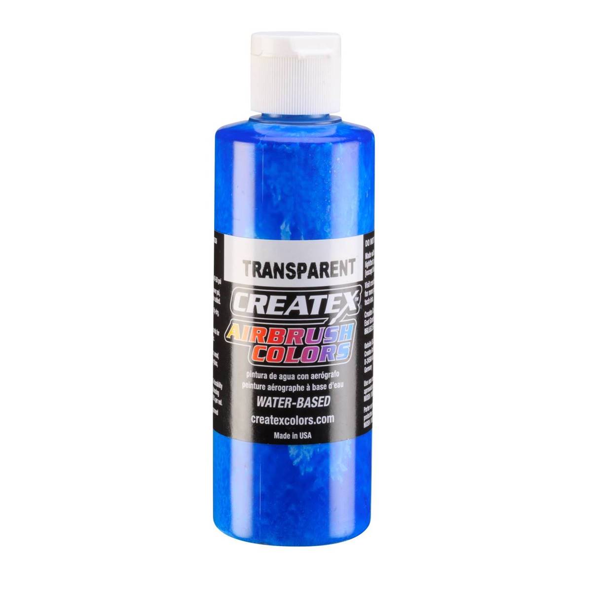 Peinture Createx transparente Caribbean blue 120ml