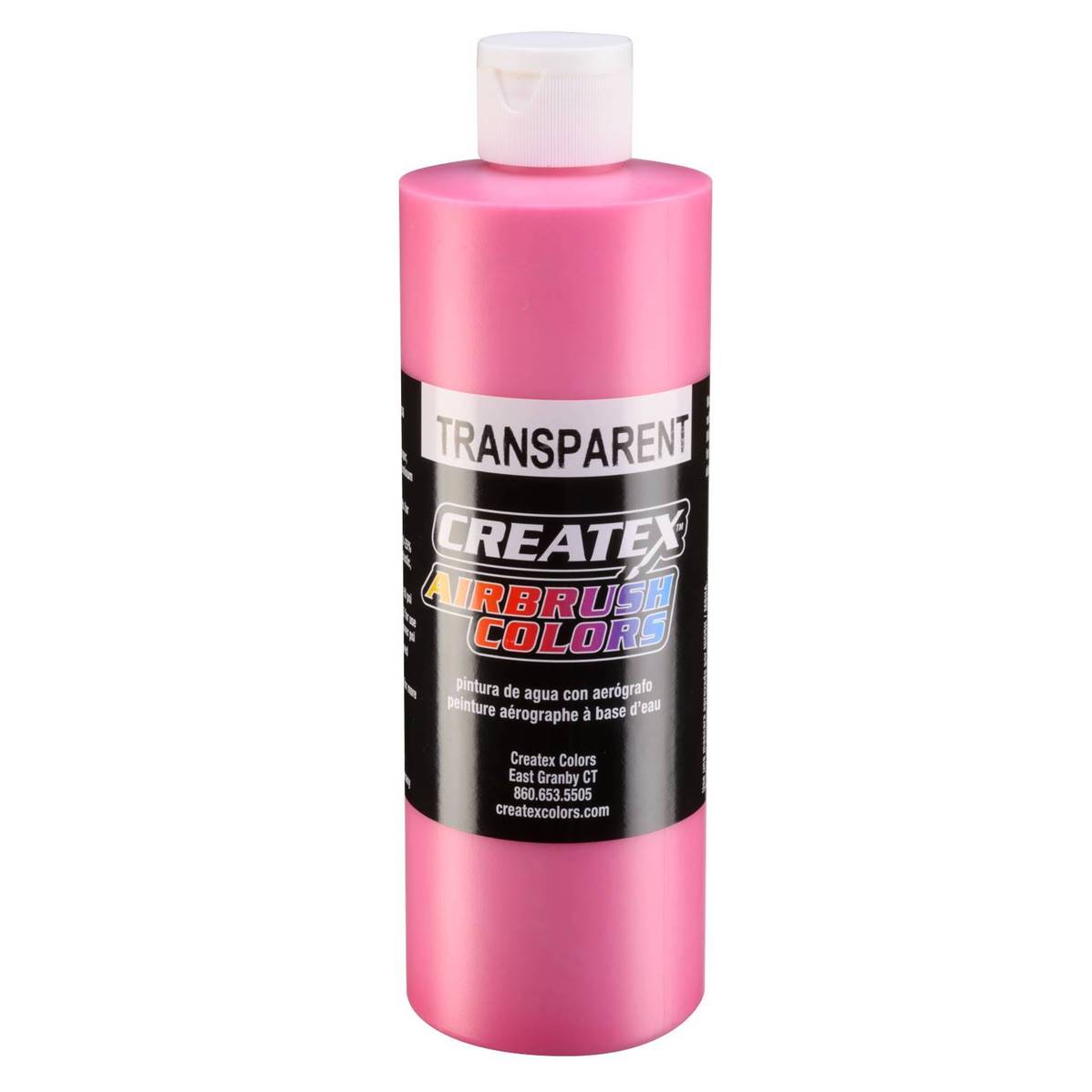 Peinture Createx transparente Flamingo pink 480ml