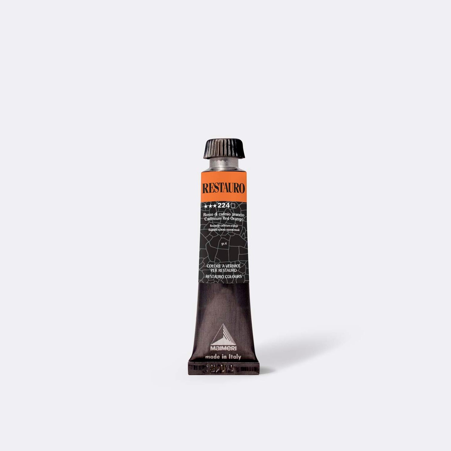 Maimeri Restauro 224 Rouge de Cadmium orange - Tube 20ml | Aérographes Services