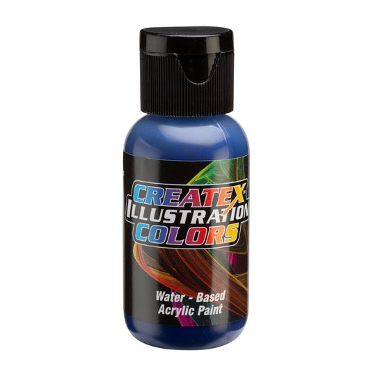 Createx Illustration transparente - Bleu cobalt transparent 30 ml