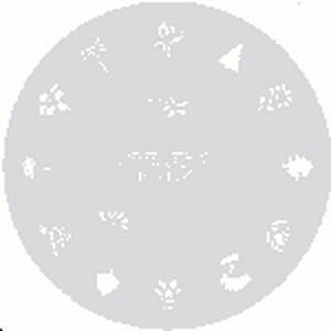 Micro pochoirs - Divers motifs