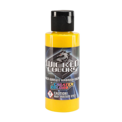 Peinture Createx Wicked detail jaune 60ml