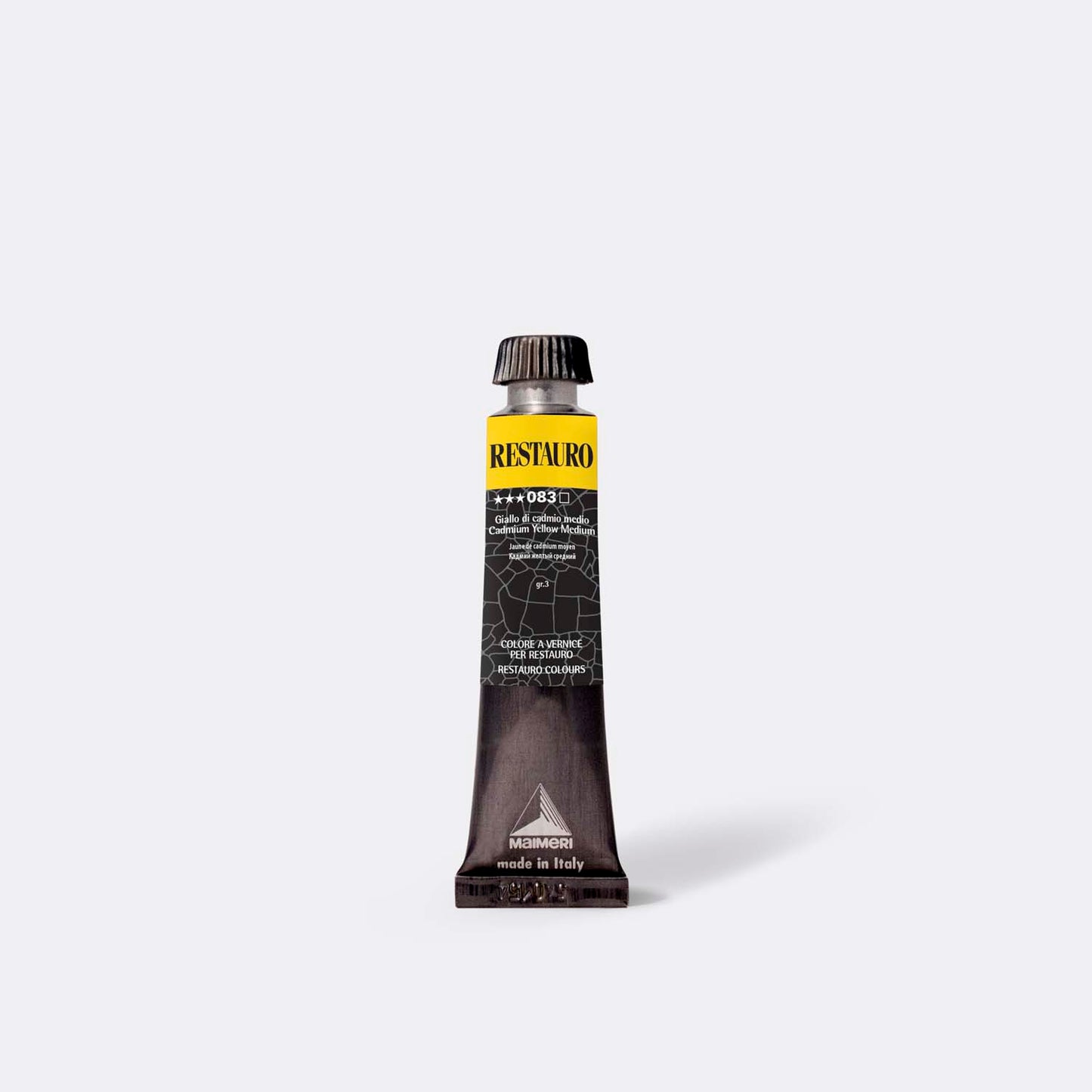 Maimeri Restauro 083 Jaune de Cadmium moyen - Tube 20ml | Aérographes Services