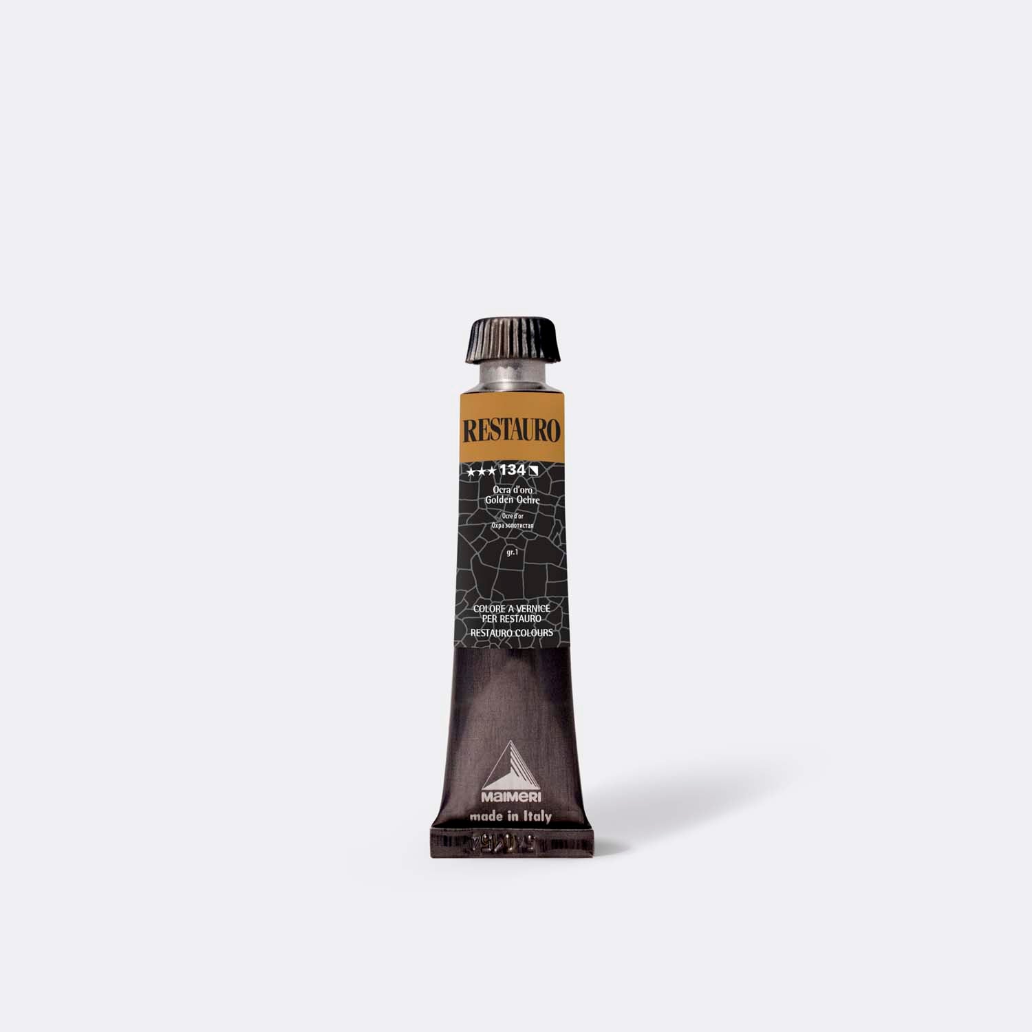 Maimeri Restauro 134 Ocre doré - Tube 20ml | Aérographes Services