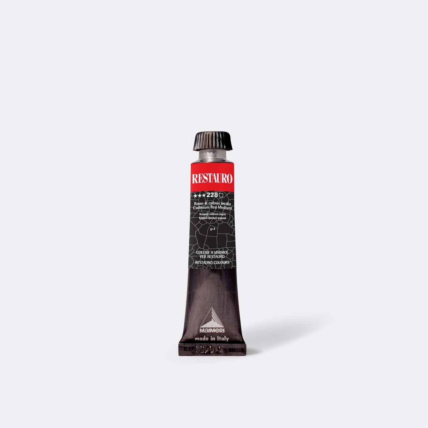 Maimeri Restauro 228 Rouge de Cadmium moyen - Tube 20ml | Aérographes Services