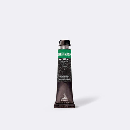 Maimeri Restauro 348 Vert émeraude (Viridian) - Tube 20ml | Aérographes Services