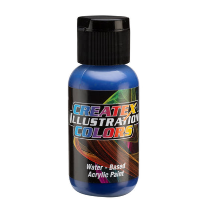 Createx Illustration transparente - Bleu céruléum transparent 30 ml