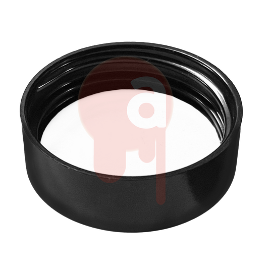 Le couvercle seul en matière thermodur pour flacon en  verre 28 et 30 ml