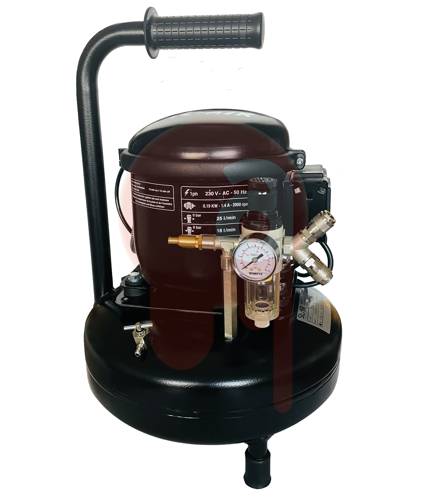 Compresseur CS30 silencieux-Cuve 9l-25l/mn SilAir-Werther