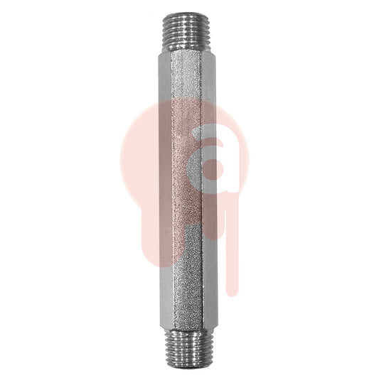 Raccord long 95 mm de forme hexagonal en 1/4 male en entré et sortie de la marque SILAIR