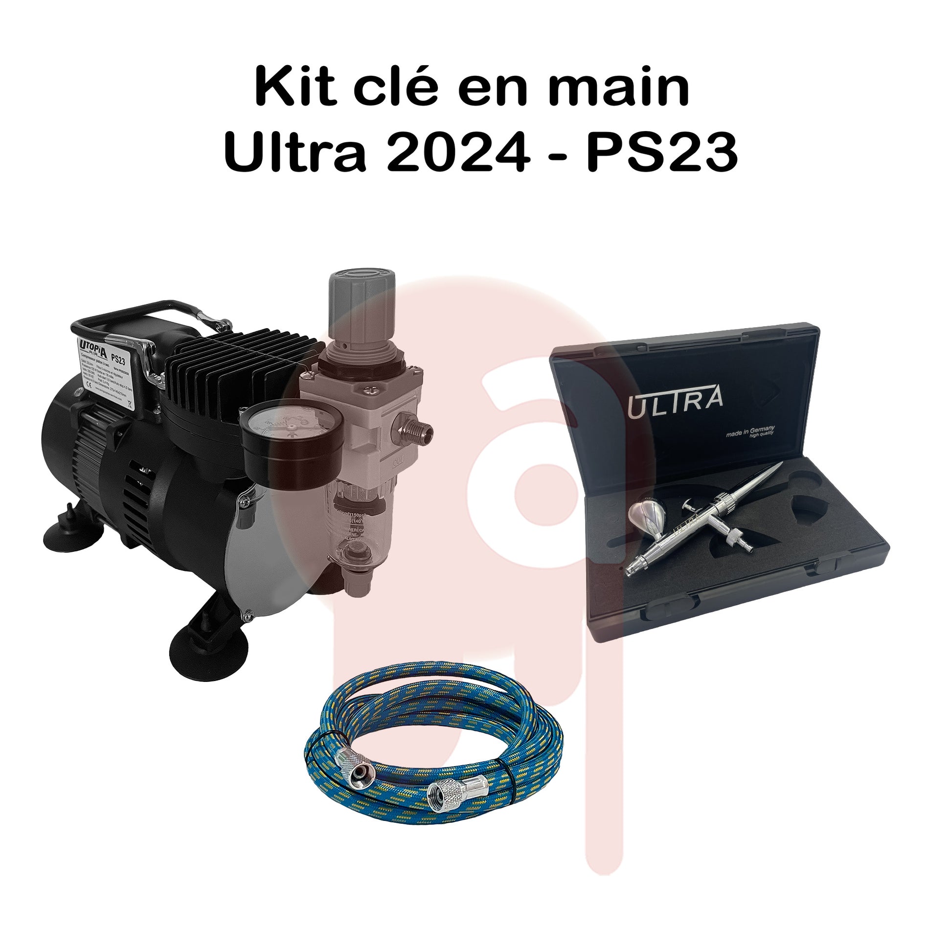 HARDER STEENBECK Ultra Two in One Double Action Pistolet aérographe HARDER STEENBECK Ultra Two in One Double Action Pistolet aérographe